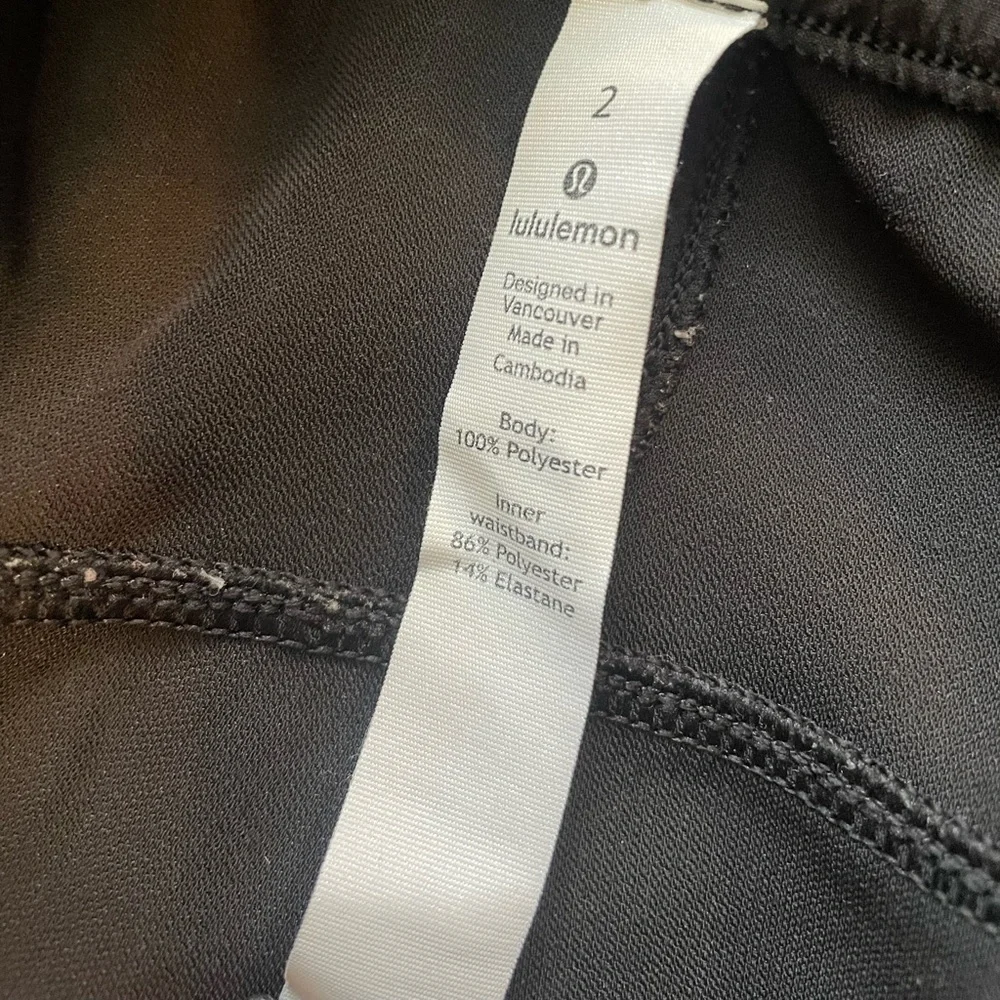 Lululemon Black Pants - Picture 5 of 6